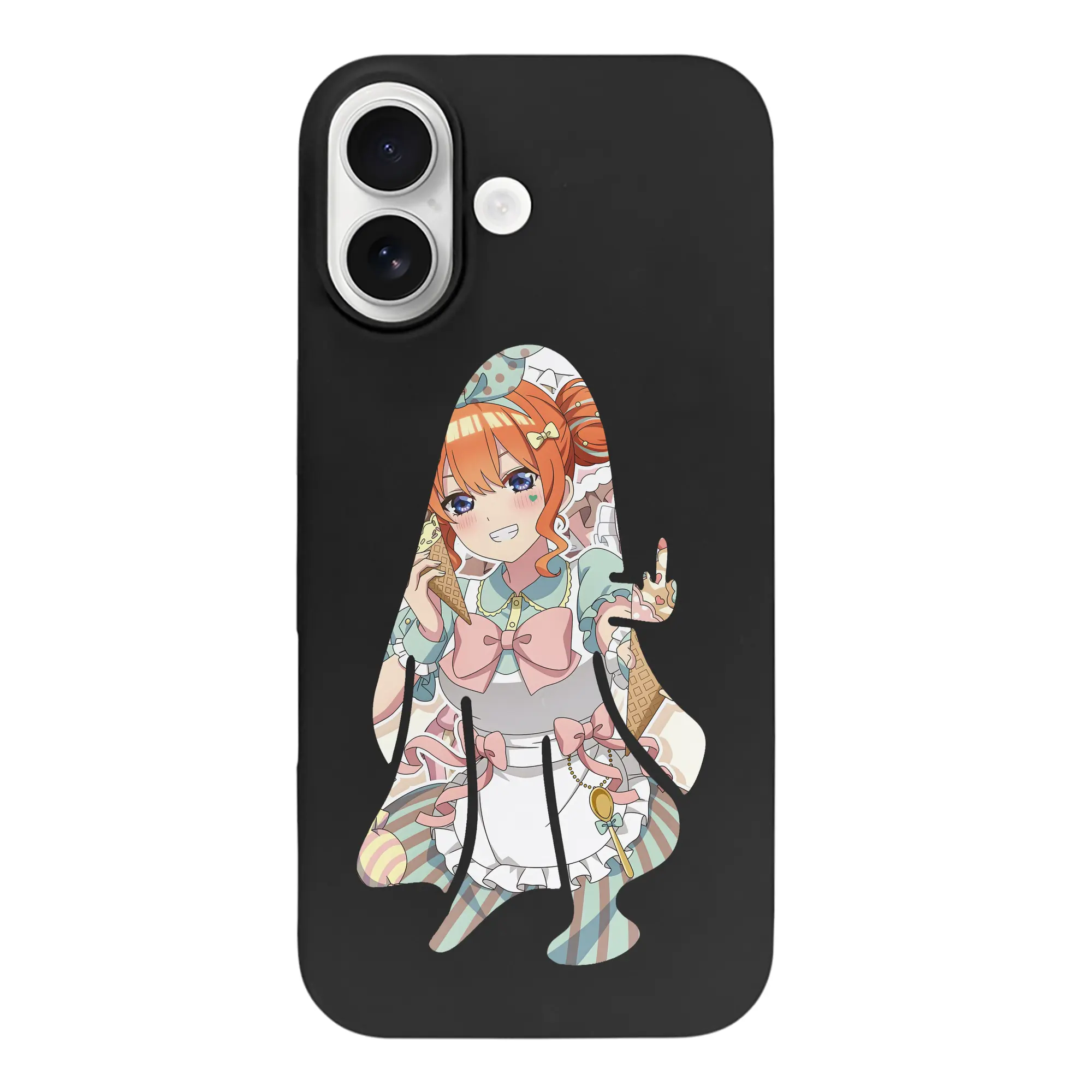 五等分の花嫁 グッズ 中野 四葉 - iPhone 17 シリーズ シリコンケース 薄型 耐衝撃 指紋防止 ソフトタッチカバー 精密フィット 傷防止 保護ケース iPhone 17/17 Air/17 Pro/17 Pro Max 対応